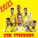 CSK IPL 2021 Stickers - WAStickerApps