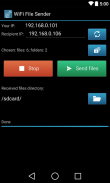 Wender: send files using WiFi screenshot 1