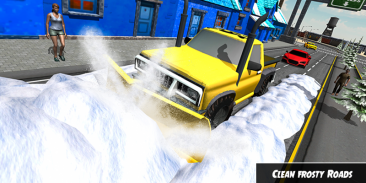 Heavy Snow Plow Clean Road Simulator 3D screenshot 7