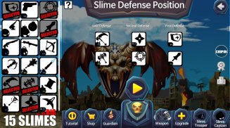 15 Slimes! : Action Defence screenshot 2