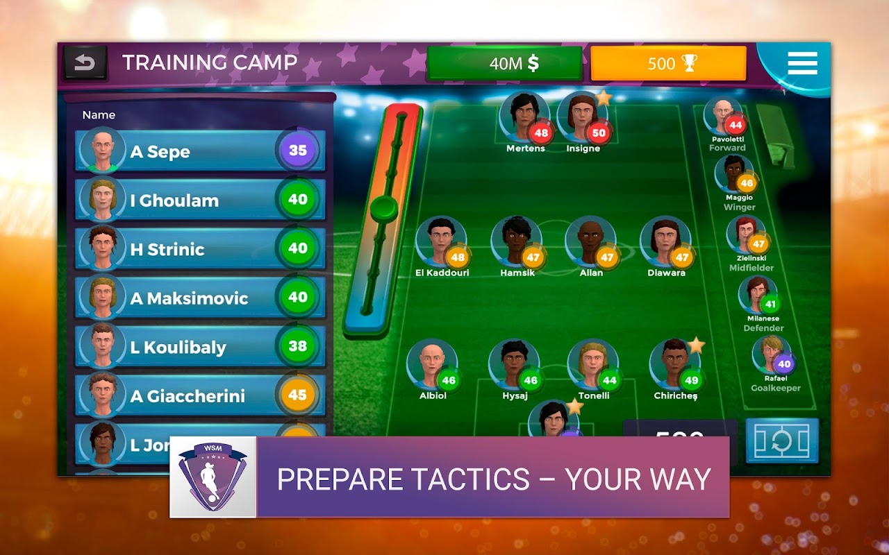 WSM - Women's Soccer Manager APK para Android - Download