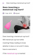 Menstrual cups - 101 by shycart screenshot 1