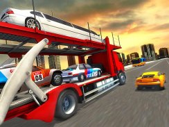 Permainan truk Trailer Transporter kendaraan screenshot 7