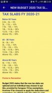 Income Tax Calculator 2020 - New Budget Tax Rates screenshot 5