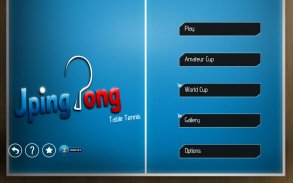 JPingPong Table Tennis Free screenshot 0