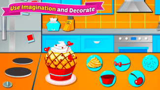 เกมทำอาหาร - Baking Cupcakes screenshot 6