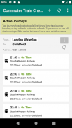 Commuter Train Check (Live Times & Journey Plan) screenshot 1