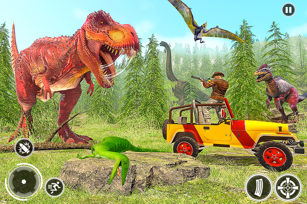 Wild Dino Hunting Gun Games 3D for Android - Free App Download