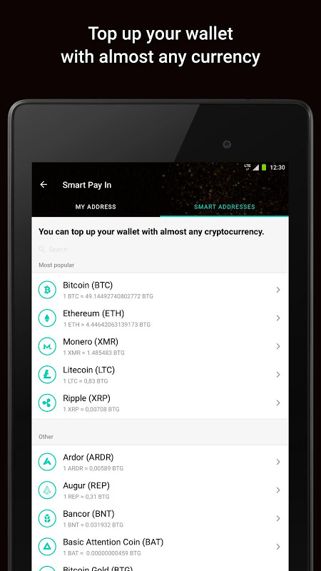 Bitcoin Gold Wallet By Freewallet 2 5 2 Download Android Apk Aptoide