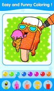 Glitter ice cream coloring fun screenshot 4