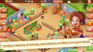 Idle Sweet Bakery - Cakes Factory screenshot 1