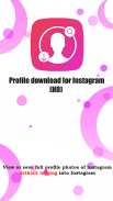 Profile download for Instagram (HD) screenshot 4