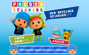 Pocoyo sticker: adesivi per Whatsapp screenshot 6