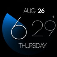 ZION Blue - digital watch face screenshot 13