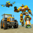 Tractor Robot Transform War - Robot Games