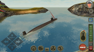 Вражеские воды : битва подводной лодки и корабля screenshot 1