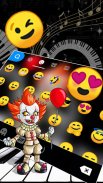 Scary Piano Clown Keyboard Bac screenshot 1