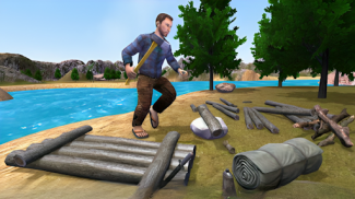 Raft Hero Forrest Survival screenshot 0