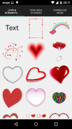 Love & romantic photo stickers screenshot 1