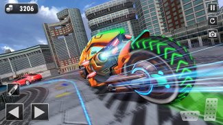 Light Bike Flying Stunt Racing Simulator screenshot 2