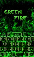 Green Fire GO Keyboard Theme screenshot 5