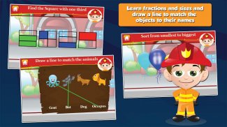 消防员儿童一年级游戏 screenshot 1