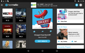 NextRadio - rádio FM Gratuito screenshot 1