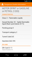 Dangerous Goods Manual screenshot 1