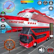 Tourist Transport Ship Game - Tourist Bus Game screenshot 1