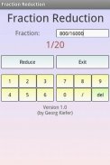 Simplify Fractions Calculator screenshot 0
