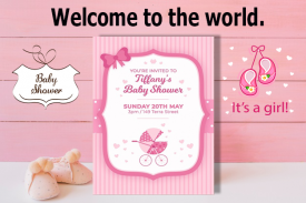 Baby Shower Invitation Maker screenshot 2