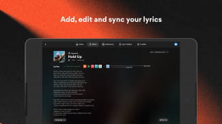 Musixmatch Pro for Artists screenshot 5