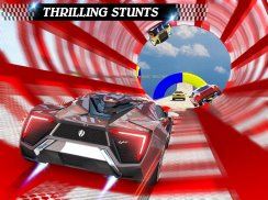 3D Extreme Car Stunts: Simulator Mobil Balap Turbo screenshot 0