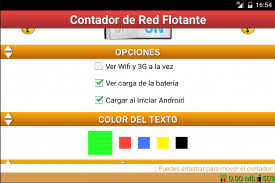 Contador de Red Flotante screenshot 2