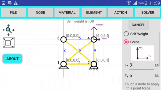 Stiffness Method Solver screenshot 4