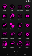 Flat Black and Pink Icon Pack Free screenshot 16