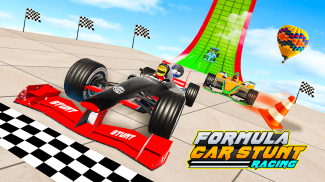 Formula Car Stunt Racing – Impossible Tracks Game screenshot 0