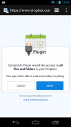 DynamicG Dropbox Plugin screenshot 2