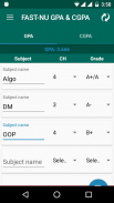 FAST NU GPA & CGPA Calculator screenshot 3