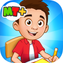 My Town: School game for kids icon