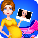 Mommy Baby grown & Care Kids Game Icon