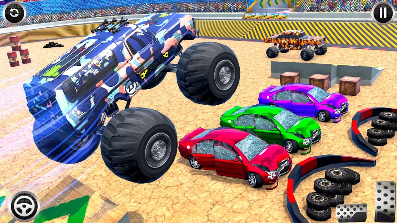 Car Games: Monster Truck Stunt 1.3 APK + Mod [Unlimited money] for