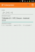 BF Interpreter screenshot 1