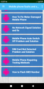 Mobile phone faults and solutions screenshot 3