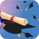 Cool Graduation Photo Frame Icon