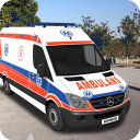 City Ambulance Driving 3D Icon