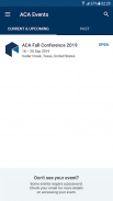 ACA Events screenshot 1