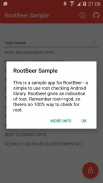 RootBeer Sample screenshot 2