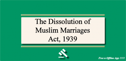 Dissolution of Muslim Marriage