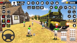 Offroad School Bus Driving: Flying Bus Games 2020 screenshot 6
